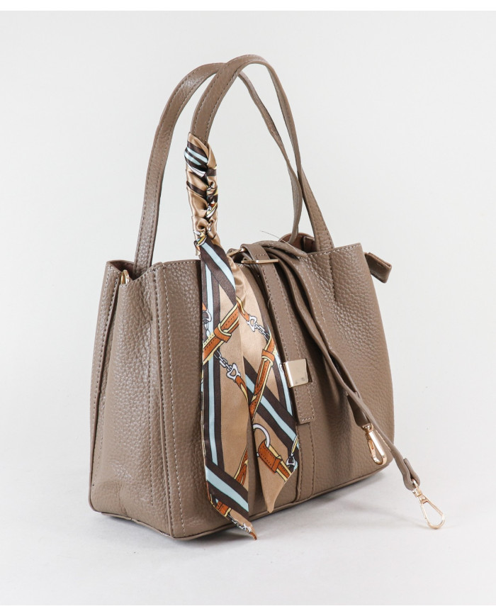 Bolsa de mujeres con bufanda decorativo