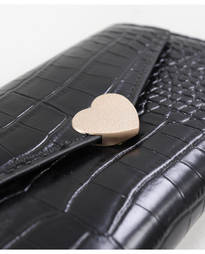 Women's Wallet with Heart Shaped Iman