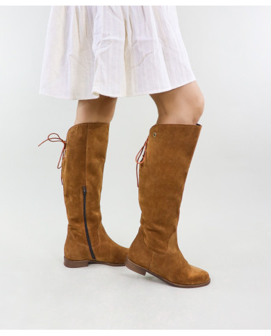 Botas de Mulher de Cano Alto Ginova com Fecho