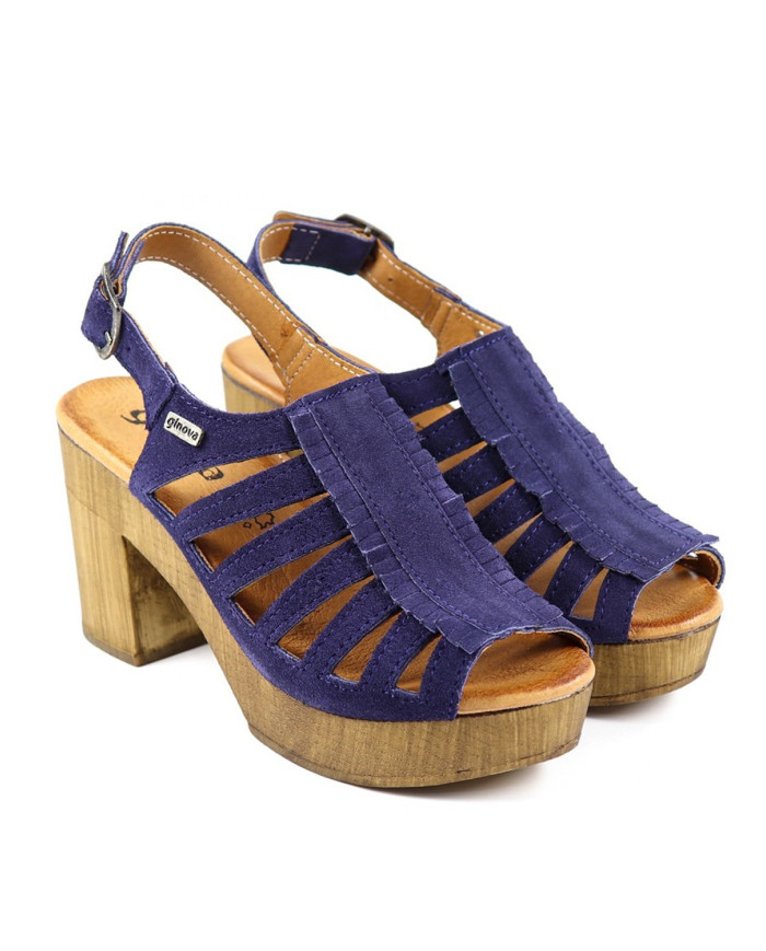 Blue Sandals by Mrs. Ginova Compensated