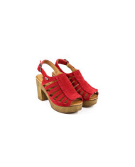 Red Sandals by Mrs. Ginova Compensated