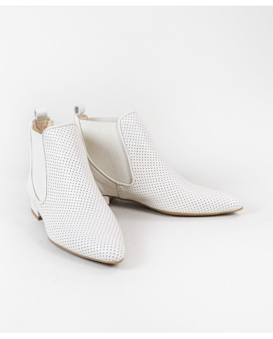 Women's Boots With Perforated Fabric