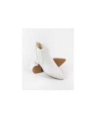 Botas de Mulher com Tecido Perfurado