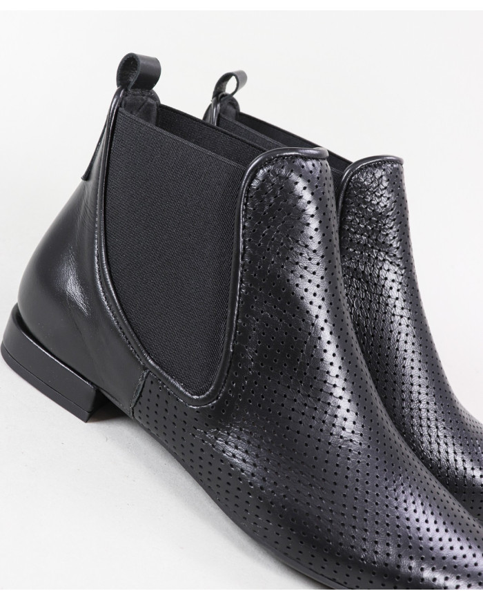 Women's Boots With Perforated Fabric