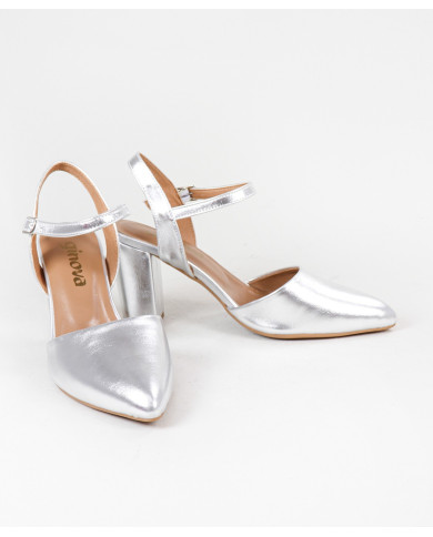 Sapatos de Mulher Ginova com Acabamento Brilhante
