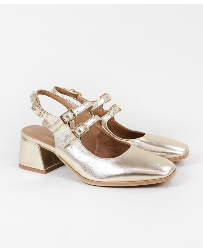 Ginova Women Shoes with Double Strip