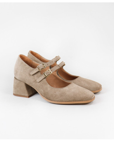 Sapatos de Mulher Ginova com Dupla Tira