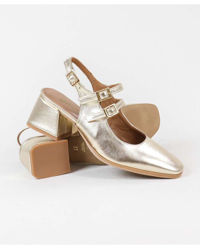 Ginova Women Shoes with Double Strip