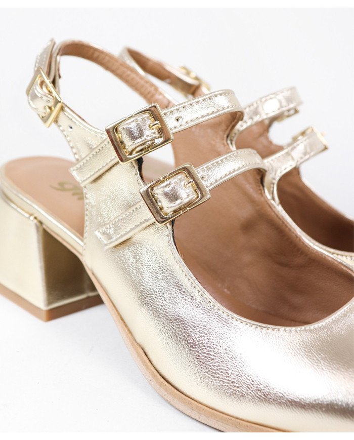 Ginova Women Shoes with Double Strip