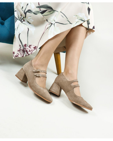 Zapatos de mujer Ginova con doble tira