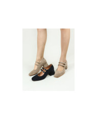 Sapatos de Mulher Ginova com Dupla Tira