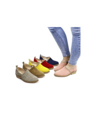 Botins de Senhora Ginova com Corte de Lado