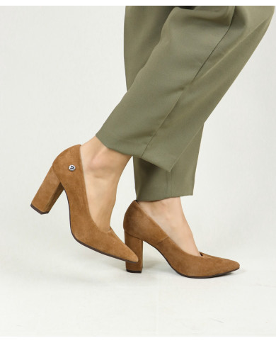 Lady Ginova Shoes with Square Tacon