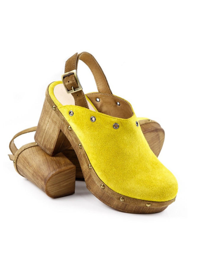 Women's Yellow Socks Ginova Compensated