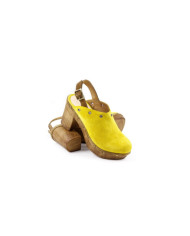 Women's Yellow Socks Ginova Compensated