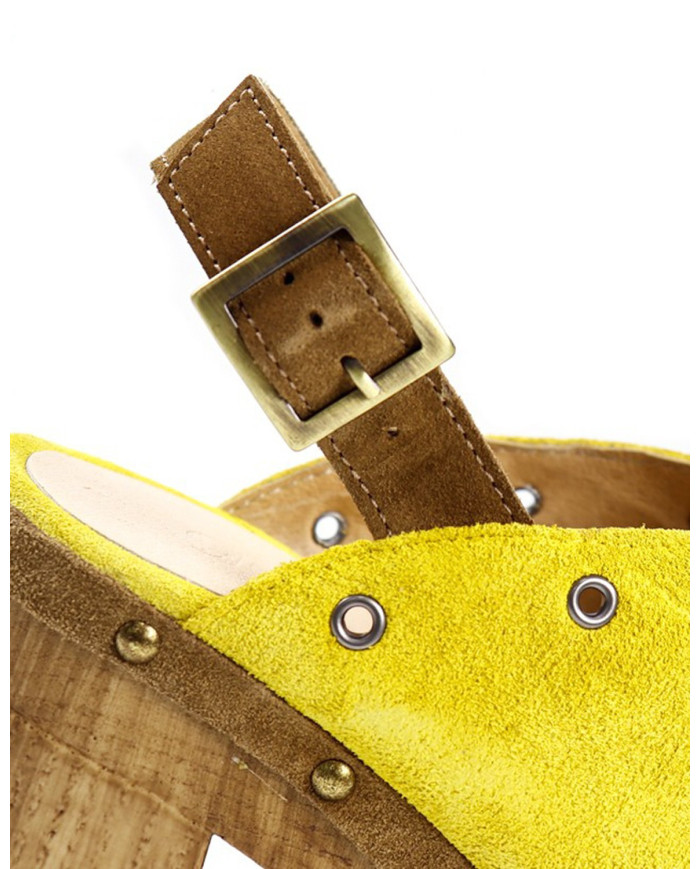 Women's Yellow Socks Ginova Compensated