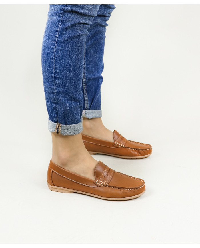 Women's Moccasins with Decorative Applique