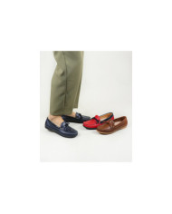 Women's Moccasins with Cordon on the Front