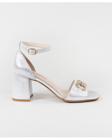 Sandalias de mujer Ginova con decoración de rayas