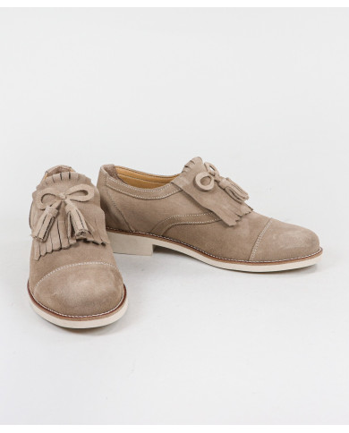 Zapatos de mujer Ginova con decoración naranja