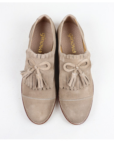 Zapatos de mujer Ginova con decoración naranja