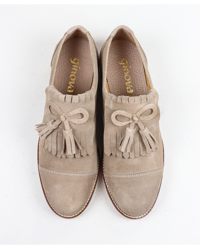 Zapatos de mujer Ginova con decoración naranja