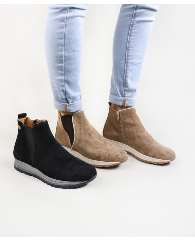 Botas de mujeres Ginova con elástico en los laterales