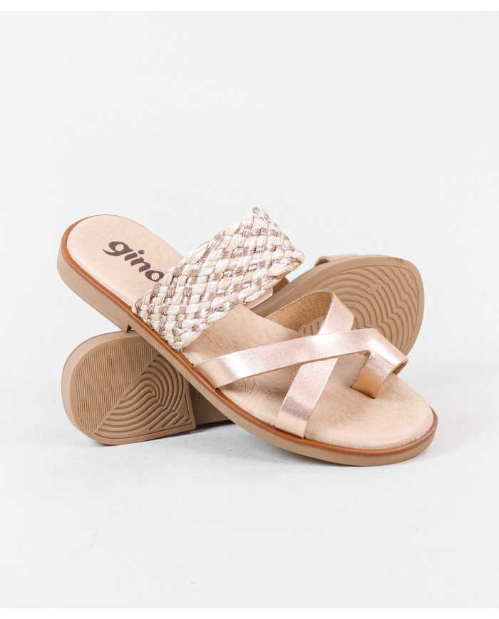 Women's Slippers with Strip Decorated