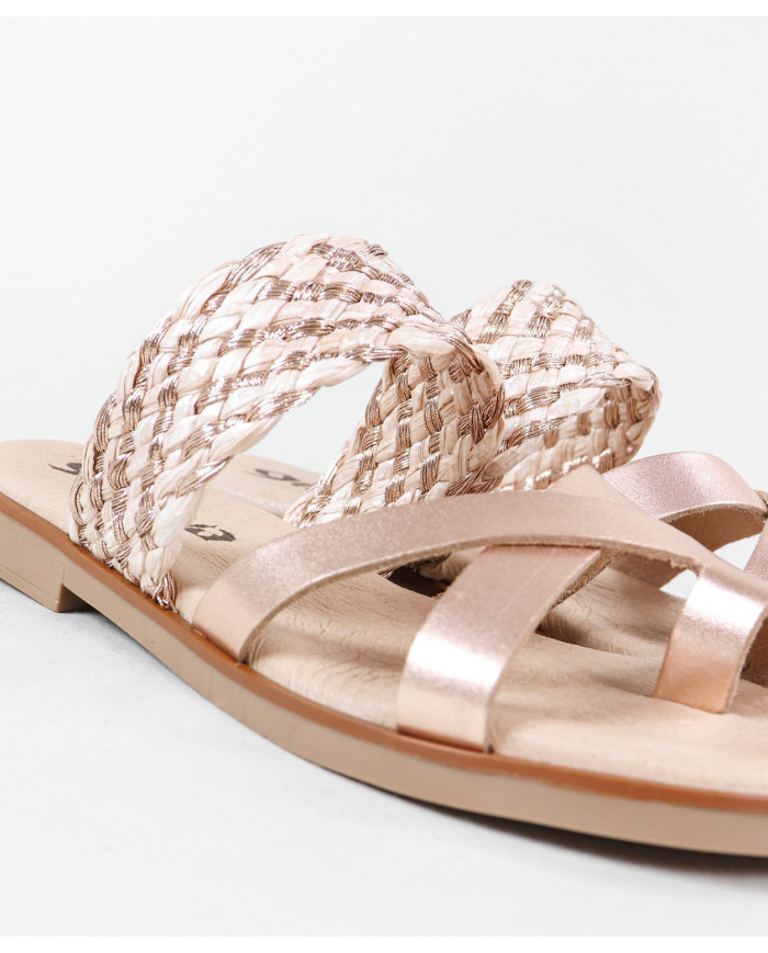 Women's Slippers with Strip Decorated