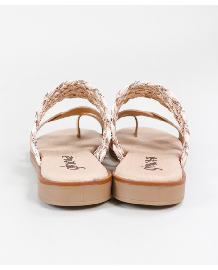 Women's Slippers with Strip Decorated