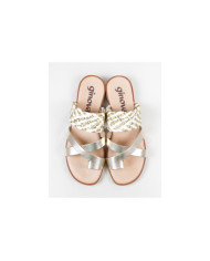 Women's Slippers with Strip Decorated