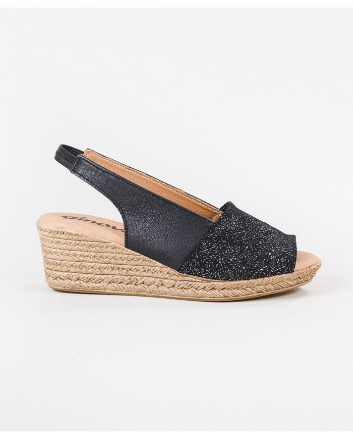 Women's Sandals in Cunha with Skin Decorated