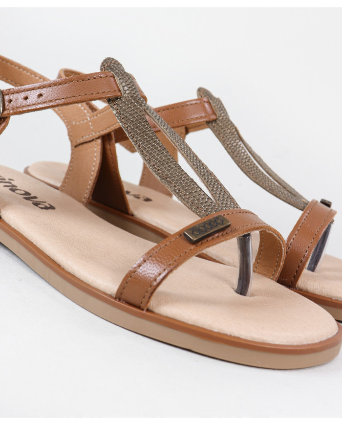 Women's Sandals with Strip Decorated
