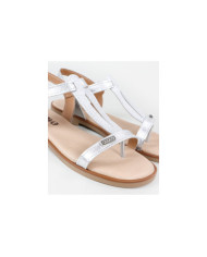 Sandalias de mujeres con decoración de rayas