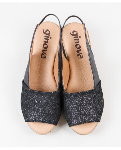 Sandalias de mujeres en Cunha con Skin Decorated