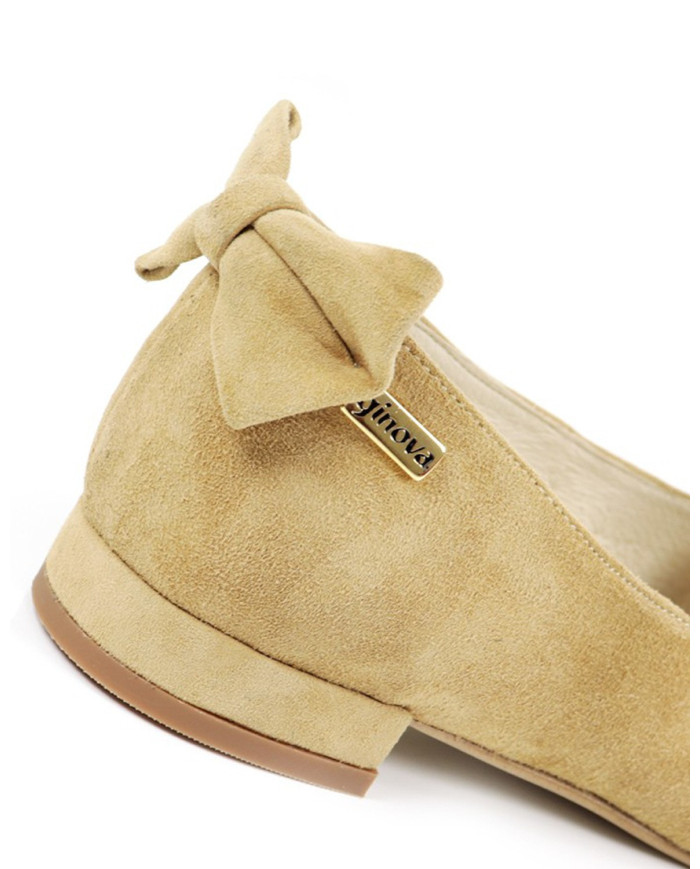 Sabrinas Beige de Senhora Ginova with Laço Back