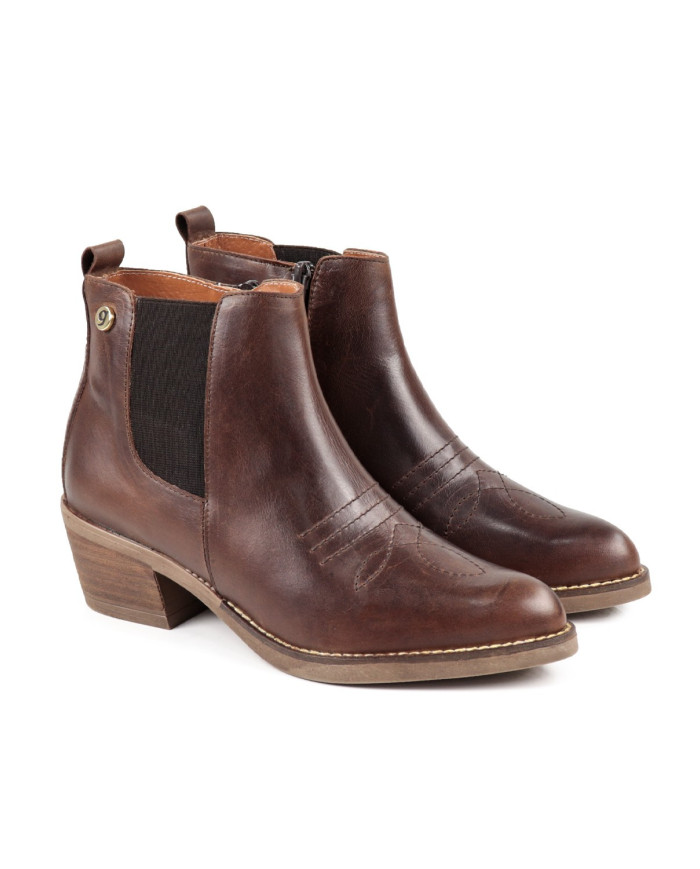 Ankle Boots Medium Ginova in Skin