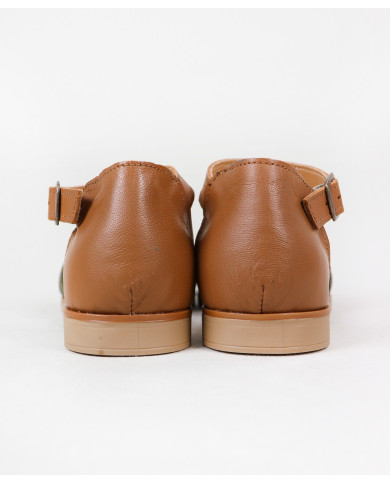 Women's Sandals with Perforated Strips