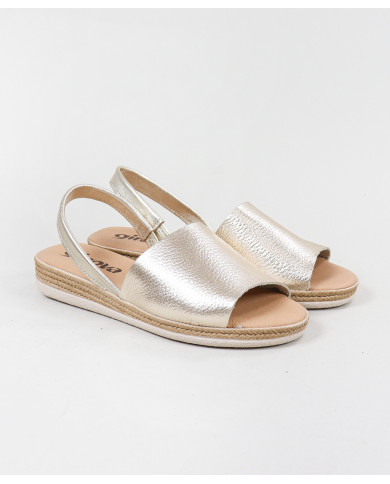 Sandalias femeninas con elástico en la Franja de Trás