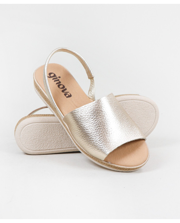 Sandalias femeninas con elástico en la Franja de Trás