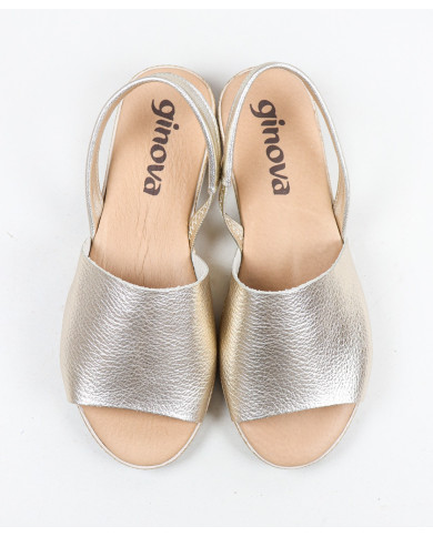 Sandalias femeninas con elástico en la Franja de Trás