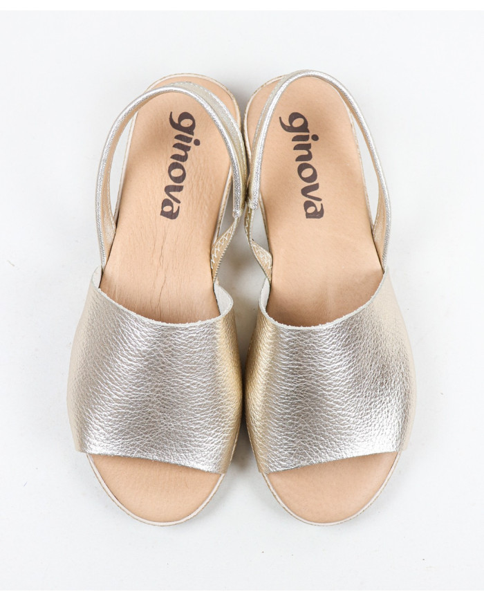 Women's Sandals with Elastic in the Strip of Trás