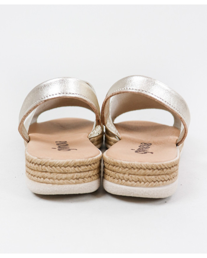 Sandalias femeninas con elástico en la Franja de Trás