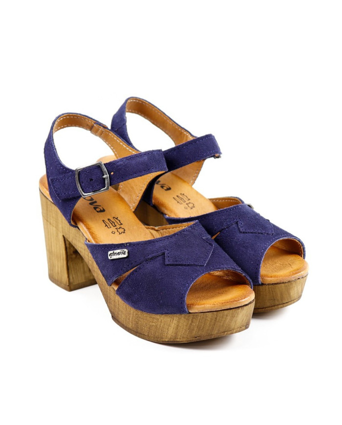 Sandalias de mujeres Ginova en Camurça