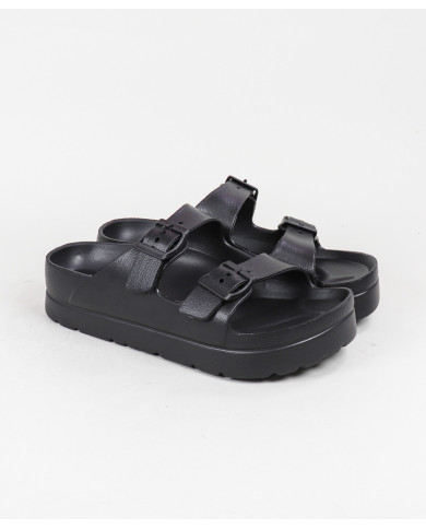 Slippers Black DeFonseca on Women's Platform