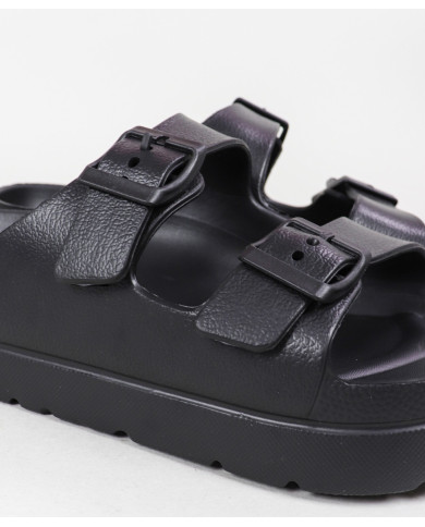 Slippers Black DeFonseca on Women's Platform