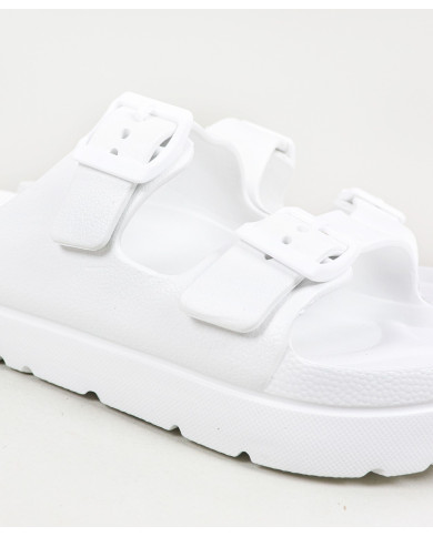 Chinelos Branco DeFonseca em Plataforma de Mulher