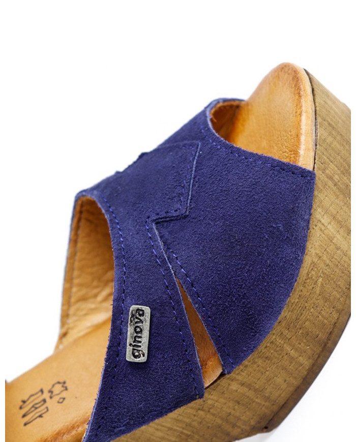 Sandalias de mujeres Ginova en Camurça