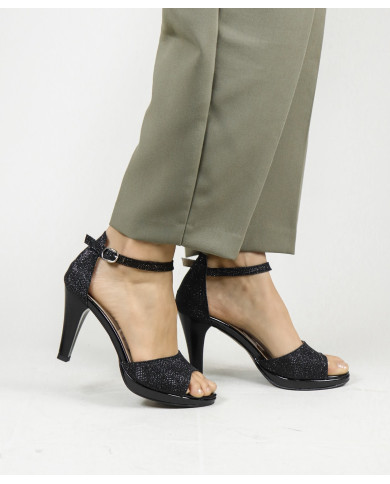 Sandalias de Mujer Ginova con Purpurina