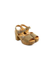 Women's Taupe Sandals Ginova in Camurça